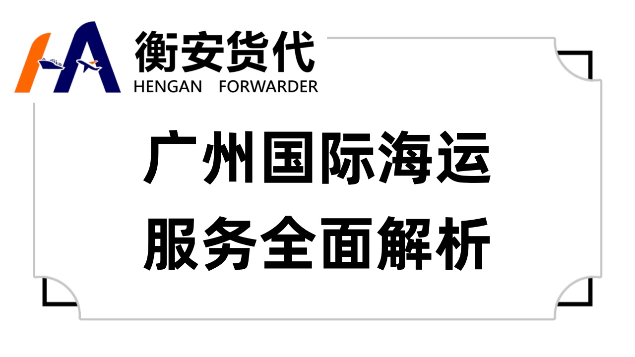 广州国际海运服务全面解析