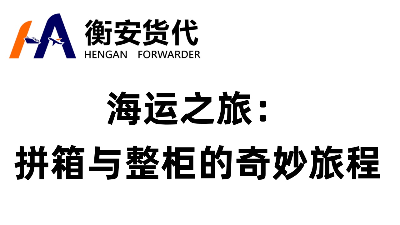 海运之旅：拼箱与整柜的奇妙旅程